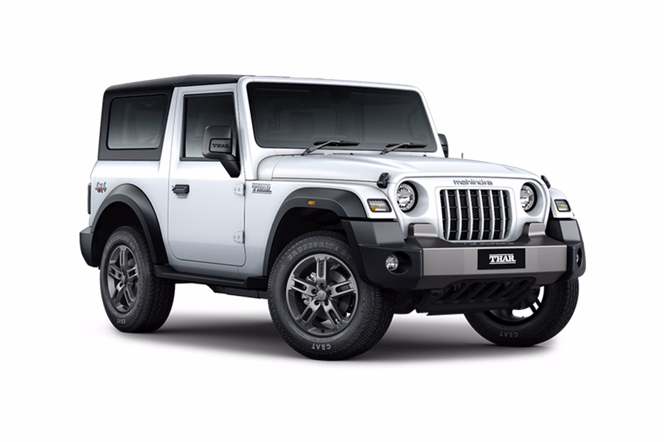 Mahindra Thar in Everest White
