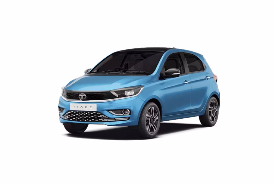 Tata Motors Tiago in Ocean Blue