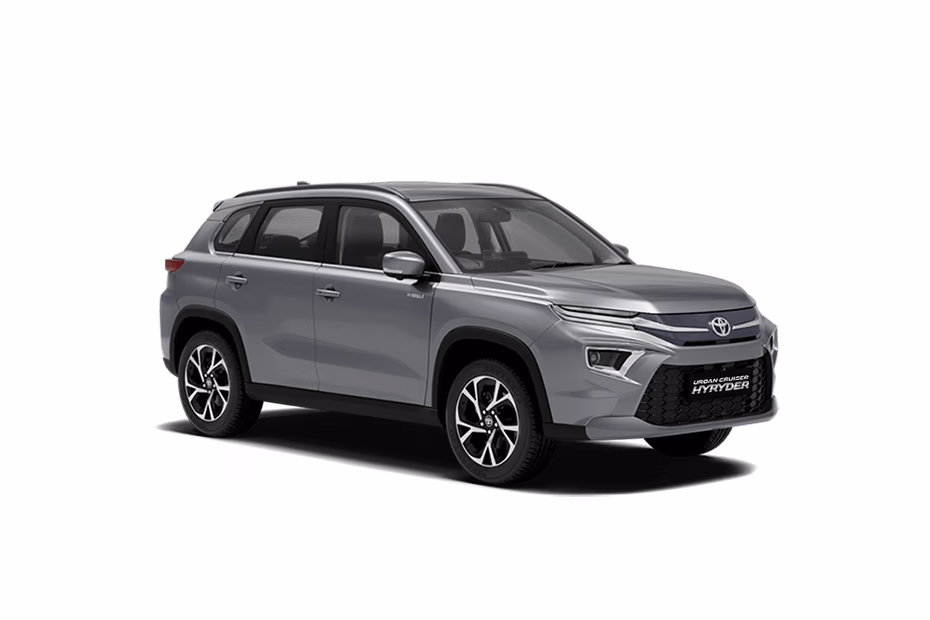 Toyota Urban Cruiser Hyryder in Enticing Silver